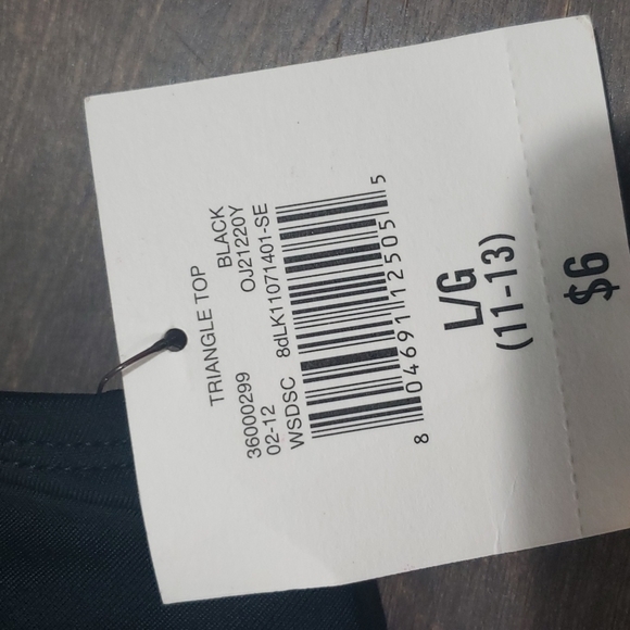 Juniors OP Swimsuit Bikini Top and Boardshorts NWT - Picture 5 of 6